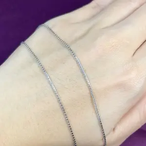 Kalung Rantai Italy Perak 925 Elegan Mewah Anti Karat, Tidak Hitam, Hadiah Spesial Wanita