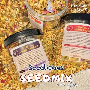 SEEDLICIOUS IN A JAR — Seedmix Makanan Hamster | Pakan Hamster Premium | Cemilan Hamster Berkualitas