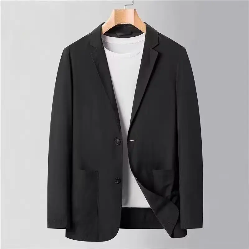 M-7XL plus size summer suit men's spring and summer light and thin casual quick drying small suit Korean loose oversize jacket men
