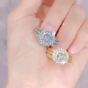 Cincin Titanium Wanita Terbaru Anti Karat Dan Anti Luntur Aksesoris Perhiasan Wanita Dewasa Elegan Rings