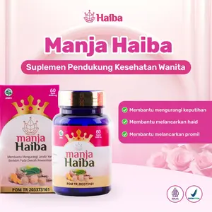 Manja Haiba - Suplemen pendukung kesehatan wanita | Membantu melancarkan promil