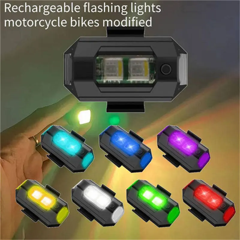 7 Colors LED Strobe Lights Warning Lights Wireless LED Lights