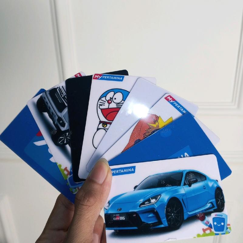 Kartu Barcode MyPertamina Custom Foto Mobil Bahan PVC Card 0