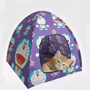 Tenda Kucing dan Anjing Motif Lucu dengan Desain Unik dan Nyaman untuk Hewan Peliharaan Anda Motif Menarik dan Desain Kreatif