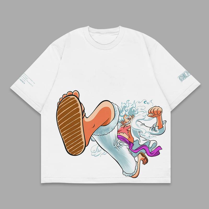 Poepoe.mue - Tshirt OnePiece Gear5 | Cotton Combed 24s | Anime | Fullprint | Kaos | Oversize | Tanpa Jahitan Samping 3