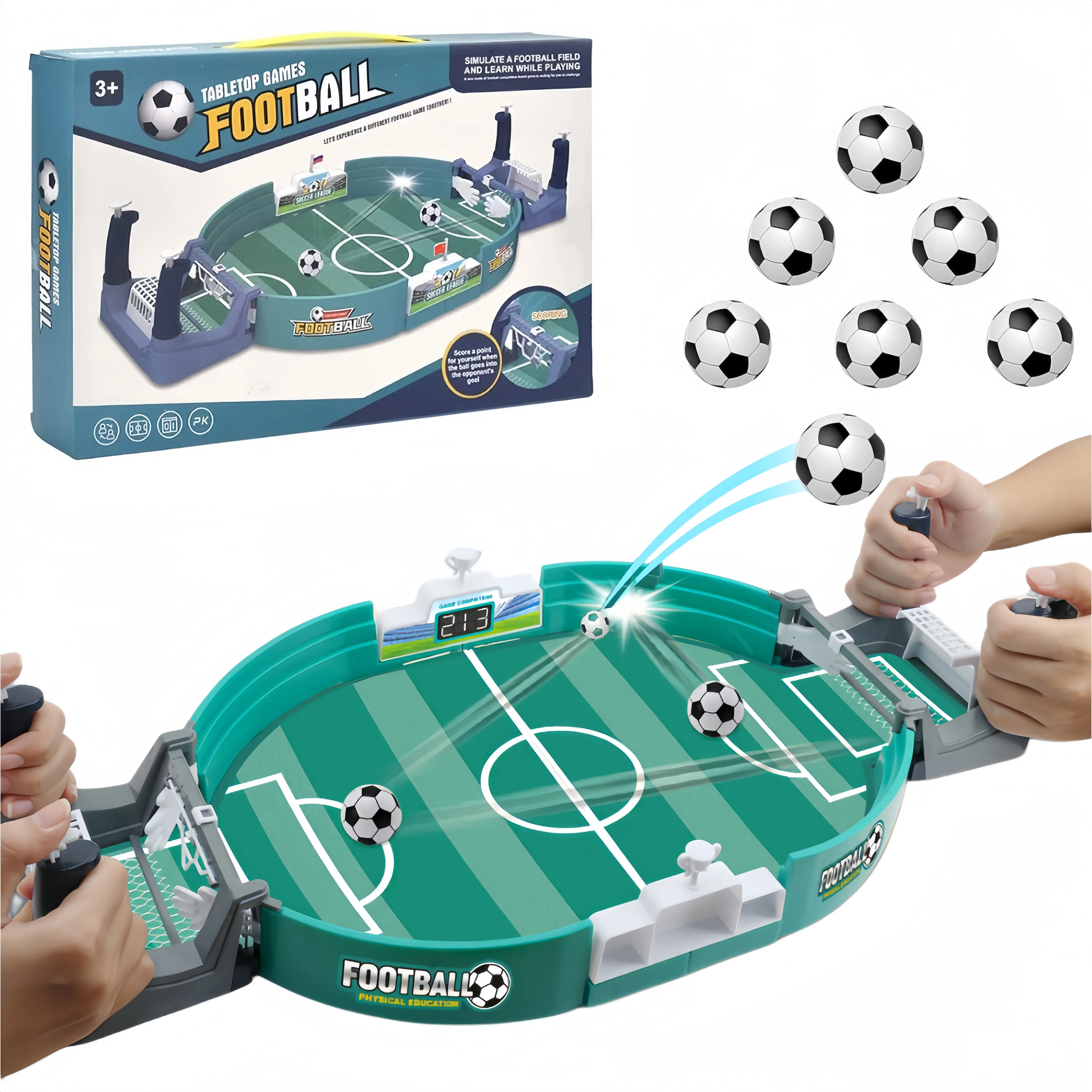 Desktop Soccer Game, for Children, Educational Toy, Field Machine Game, Board, Parent-Child Interaction-Kid for toys