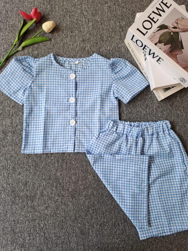 Setelan Anak Perempuan Motif Polkadot Ala Korean Fashion Polala Girl - Pink/Blue/Black (5-10T) 9