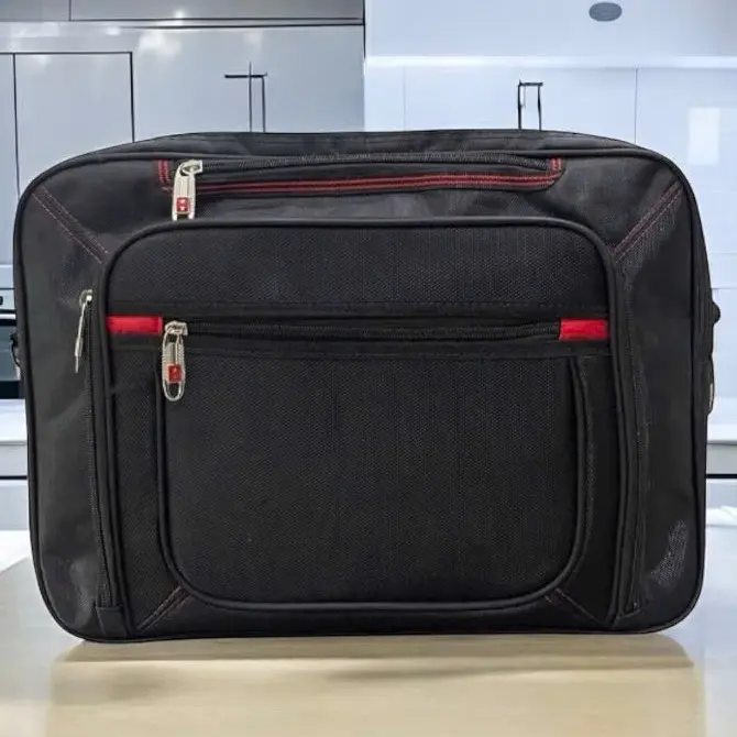 Cặp sinh viên văn phòng văn làm việc Chấm đỏ 2 góc đa năng đựng laptop 15 inch [GIÁ CANH TRANH] Nam  Bag Balo Đeo Vai M.E.N 0