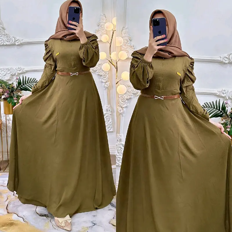 gamis cinderella, baha crinkle premium 0