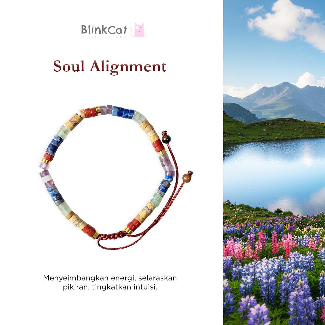 BlinkCat - Gelang Kristal Alami: Soul Alignment | Natural Crystal Bracelet asli BlinkCat - Gelang Kristal Alami: Soul Alignment | Natural Crystal Bracelet asli