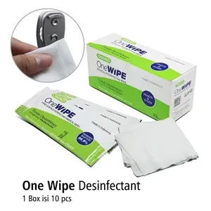 New One Wipe Box isi 10 pcs Tissue Desinfektan OneMed