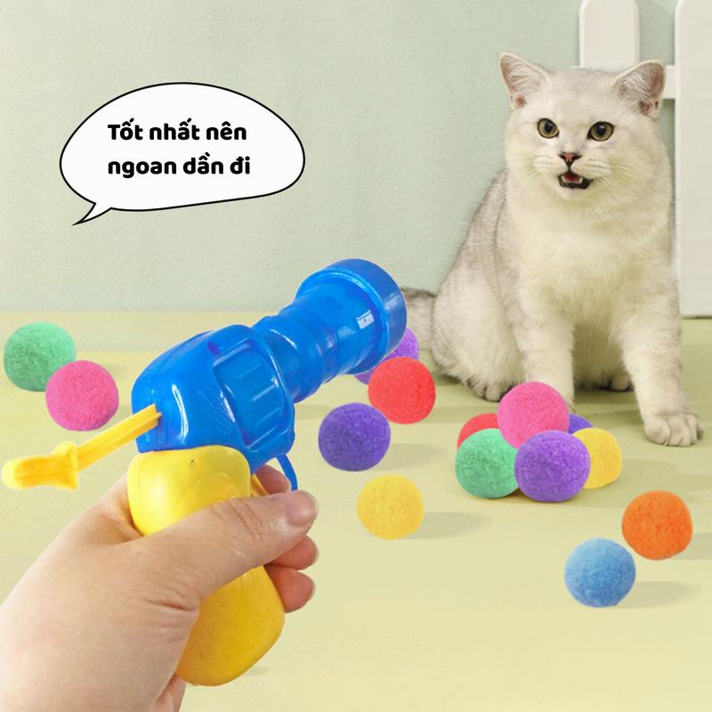 Tháp bóng cho mèo giúp giải tỏa stress, đồ chơi cho thú cưng đuổi bắt vui nhộn