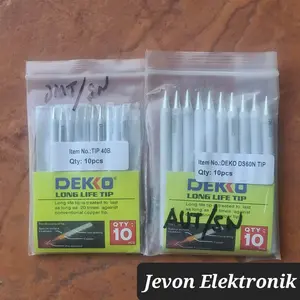 Ujung Solder Dekko 40 60 W Watt High Quality Pemanas Original Deko 40W 60W TIP40 DS60N