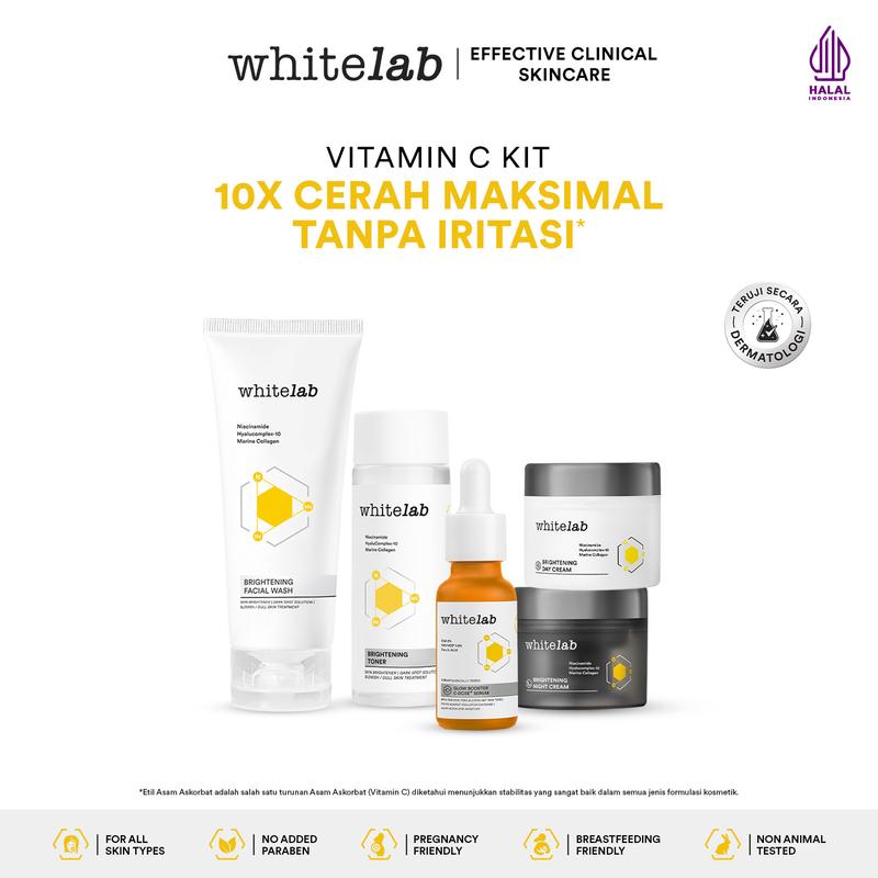 Product Introduction of Whitelab 5pcs N-Dose+ Brightening Paket Wajah - Facial Wash, Toner, Serum, with Day & Night Cream Paket Skincare Perawatan Pencerah 51