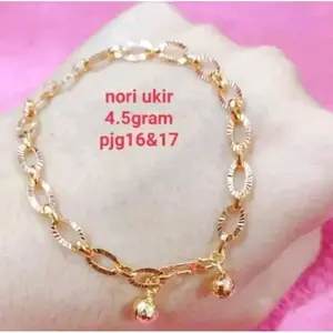 GELANG TANGAN NORI UKIR TERLARIS DAN ELEGAN Perhiasan Bracelets rantai