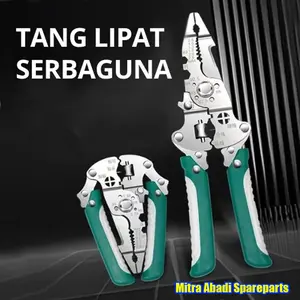 Tang Lipat Serbaguna 26 in 1 / Tang Kupas Potong Jepit Kabel / Multifunctional Foldable Wire Stripper Cutting Edges Crimper Cable Cutter