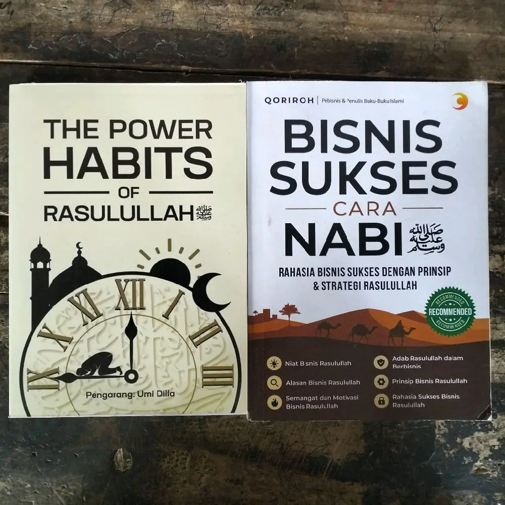 PAKET 2 BUKU / THE POWER HABITS OF RASULULLAH / BISNIS SUKSES CARA NABI