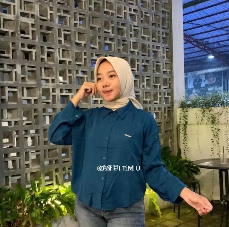 KEMEJA CROP RAYON TWIL PREMIUM 2