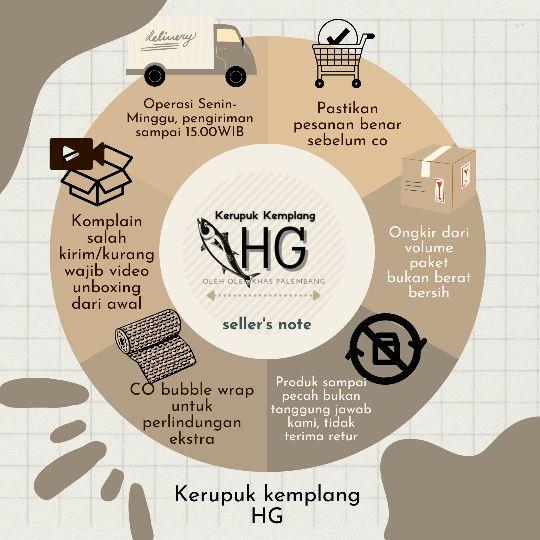 Kemplang Pecahan Super [Kualitas No.1] 500 Gram (1 bgks) | Kemplang Ikan Tenggiri