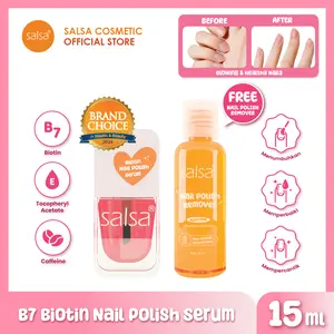 [BUY 1 GET 2] SALSA B7 Biotin Nail Polish Serum - Serum Vitamin Kuku Rusak Rapuh Nail Treatment Penumbuh & Perawatan dengan Panthenol Biotin Caffeine