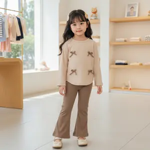 Baju Anak Perempuan - Setelan Anak Perempuan Malina Pita Terlaris / Fashion Oneset Anak Perempuan Atasan Panjang dan Celana Model Cutbray Terbaru