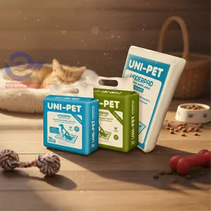 UNI-PET Underpad Pet Perlak Alas Kandang Hewan Dog Cat Rabbit