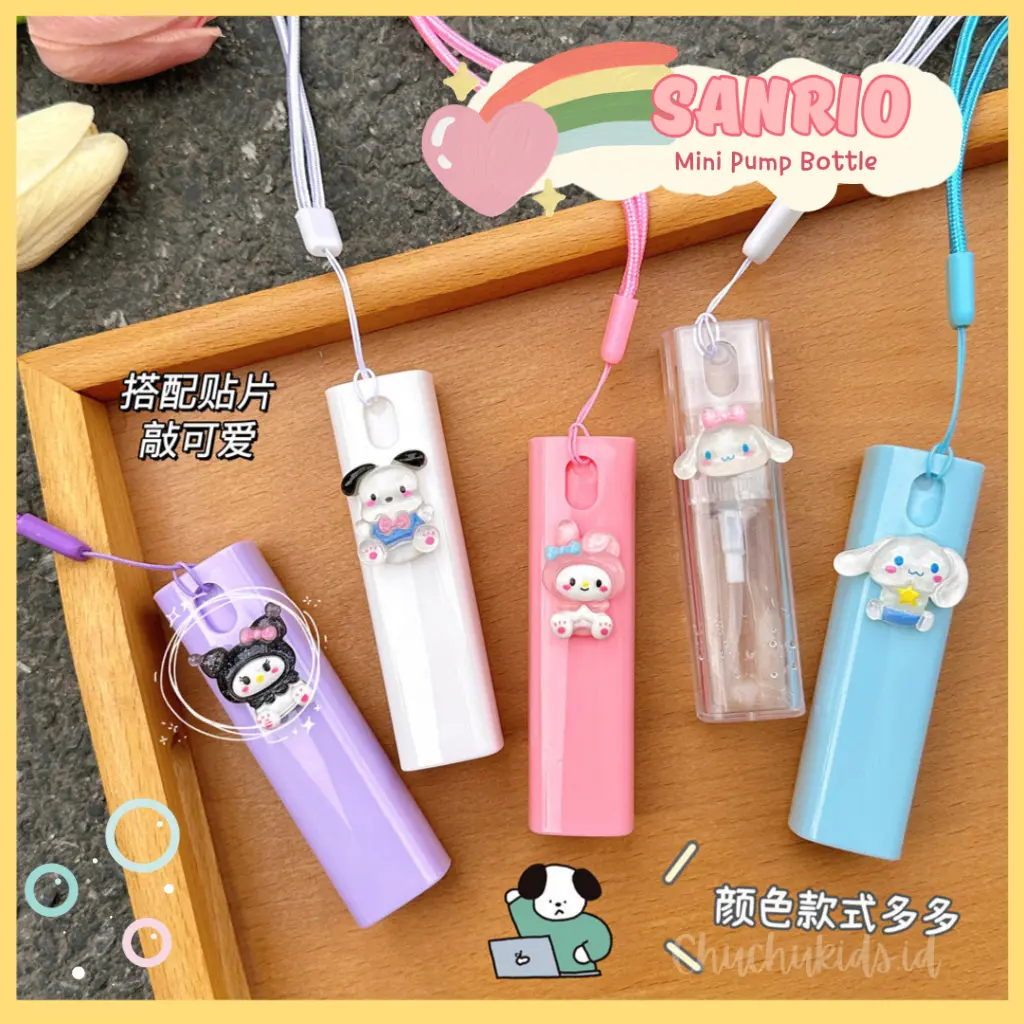 Botol Spray Sanrio mini pump 10 ml botol spray travel parfum karakter