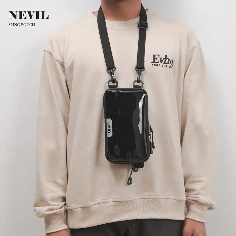 Evho - NEVIL Slingpouch I Clutch Handbag Pria I Tas Selempang Leher I Tas Hp 6