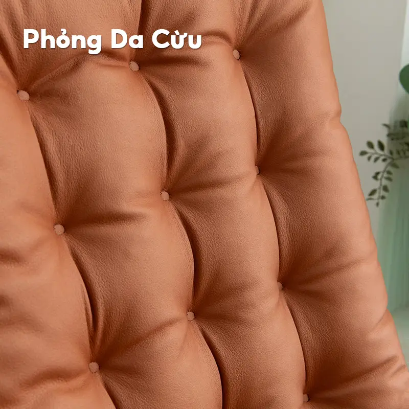 KIOOK Đệm Ghế Xếp Thư Giãn Đệm Răng Cưa/ Thảm Cừu/ Phỏng Da Cừu 3
