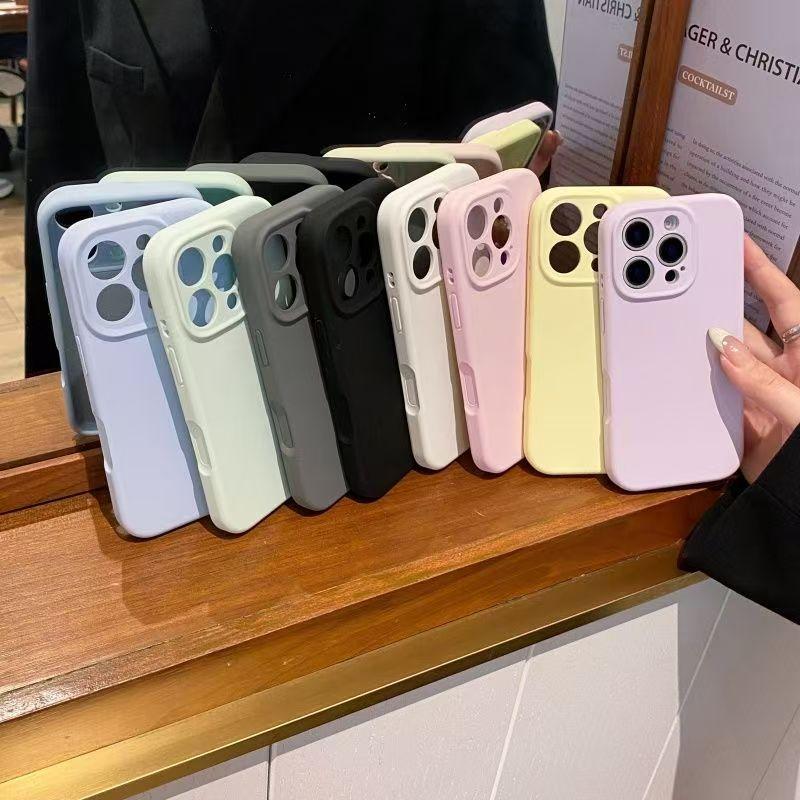 Ốp Đôi, Nhiều Màu Sắc, Thích Hợp Cho iPhone 15 / 14 / 13, 12 / 11, Ốp Mềm, Ốp Bảo Vệ, 12 / 11 Pro Max Ốp Điện Thoại, Thiết Kế Ưa Nhìn, Cao Cấp Và Dễ Phối Đồ Tương Thích Với iPhone Xs Max, Chống Sốc, Tương Thích Với iPhone 16 Pro Max Mới