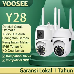 Yoosee CCTV Outdoor WiFi 6MP Dual Lens Onvif Waterproof IP Camera 360° PTZ Kamera HP Jarak Jauh