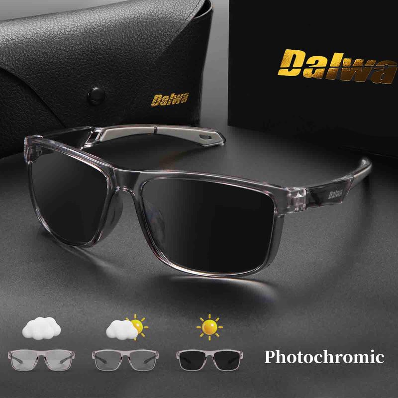 Kính Râm Đổi Màu Dalwa Ngày Và Đêm Nhìn Thấu Thích Hợp Để Đi Xe Đạp Và Lái Xe Phân Cực Chống Lóa Linh Hoạt Làm Bằng Chất Liệu TR90 Thích Hợp Cho Nam Giới Kính Lái Xe Câu Cá Và Thể Thao Ngoài Trời Bảo Vệ UV400 Nam Giới Kính Mắt