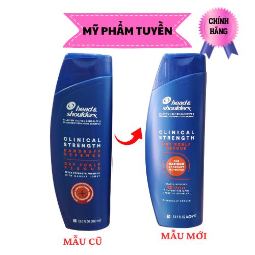 Dầu Gội Head & Shoulder Clinical Strength Mỹ 400ml ( màu cam)