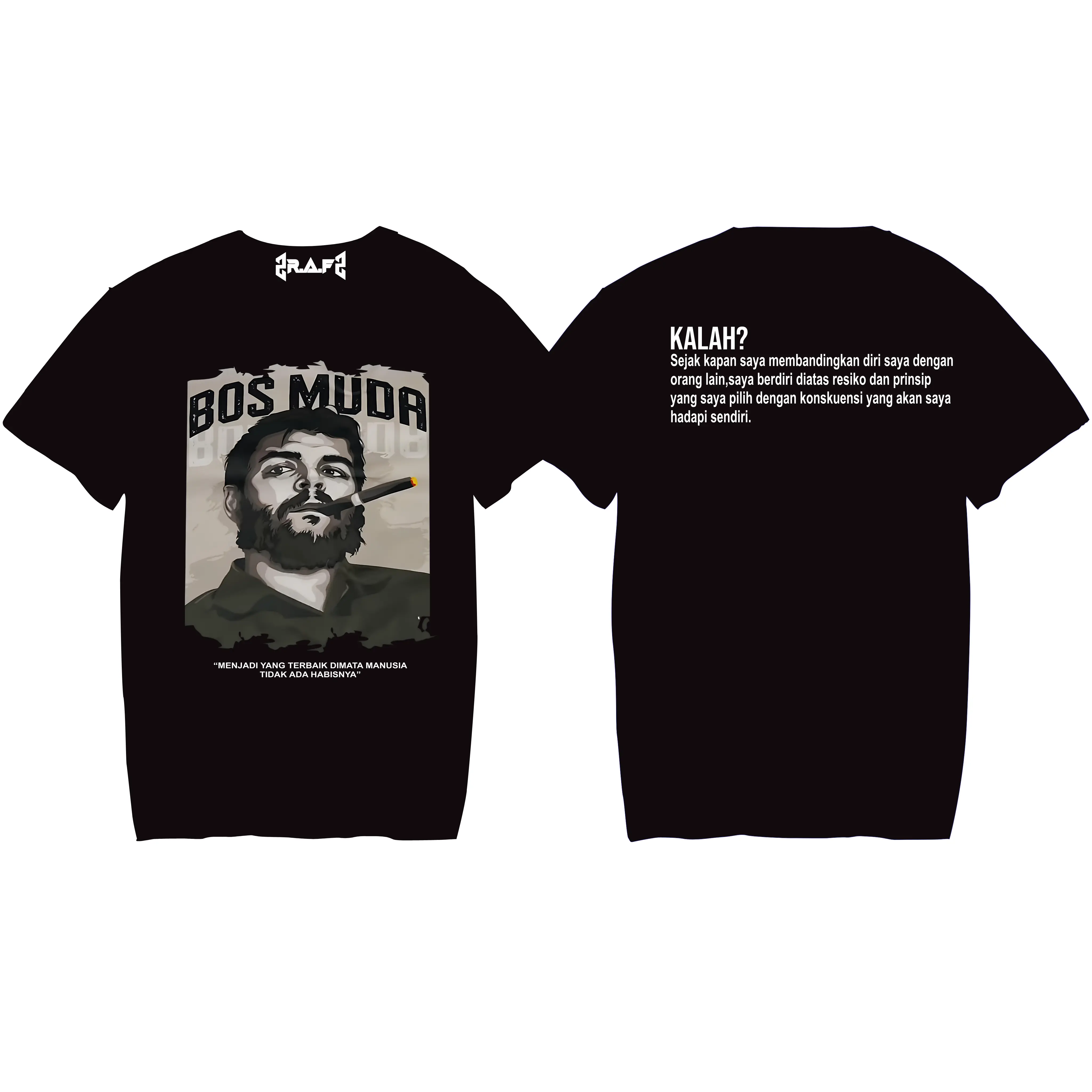Kaos  Bos Muda Combed 30s - Unisex - Distro Pria Baju Keren Tshirt Nyaman kaos Kata Kata baju pria