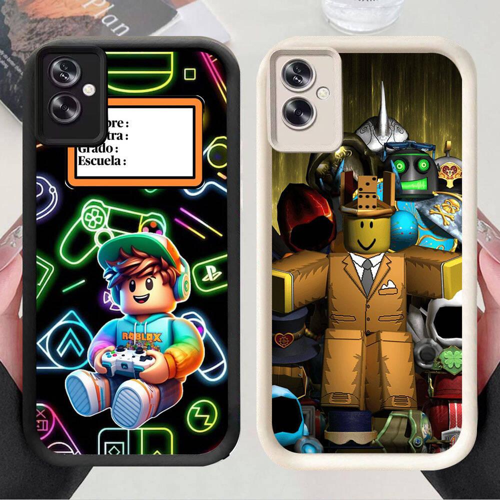KD-4 Cool Roblox soft Casing untuk OPPO A3 A79 A39 A3X A83 A37 A5 Pro