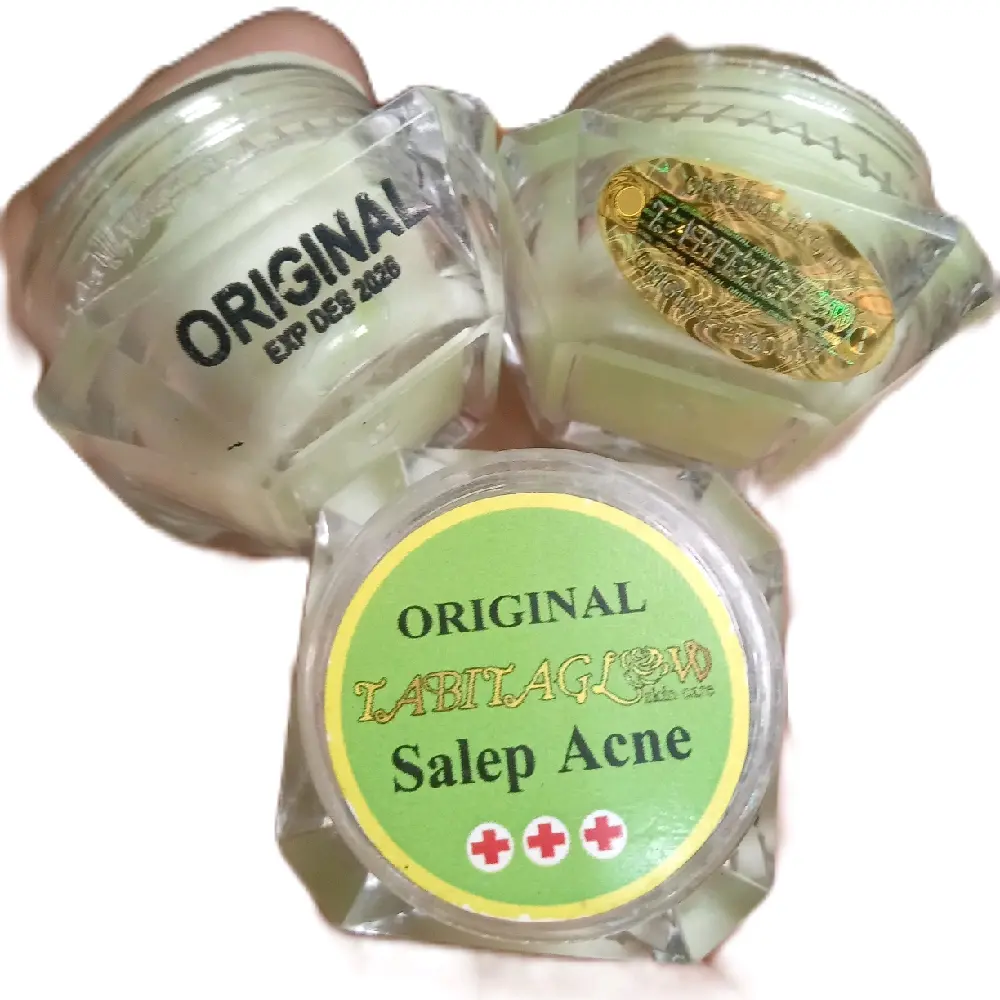 Salep Acne Tab Glow Original - Perawatan Jerawat pada Kulit Wajah - Memutihkan, Kering, Facial, Membersihkan, Bopeng, Hitam, Pelembab Berjerawat Treatment Muka