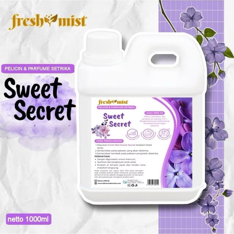 Product Introduction of Parfum Londri Fresh Mist Aroma Sweet Secret 1000ml - Pelicin Pewangi Pakaian Anti Bau Apek Bunga Cairan Spray 1