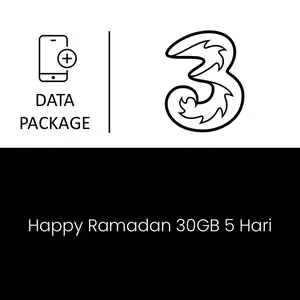 Paket Mobile Data Tri - Happy Ramadan 30GB 5 Hari