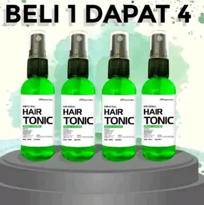 4 BOTOL HAIRTONIC RAMBUT VITAMIN PENUMBUH RAMBUT DAN PELURUS RAMBUT PRIA DAN WANITA BY KAREN
