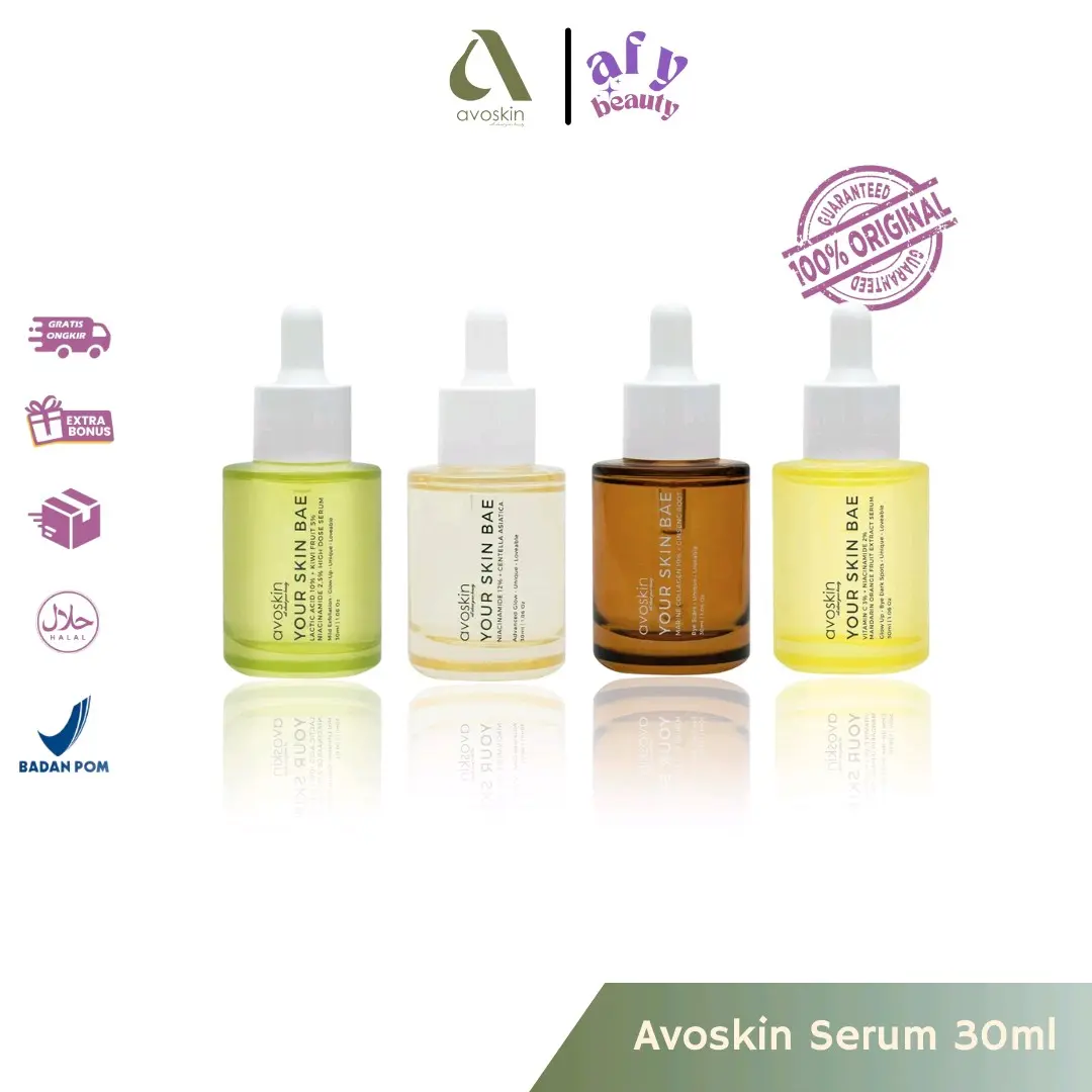 [READY] AVOSKIN SERUM LACTID ACID 10% | AVOSKIN SERUM NIACINAMIDE 12% | AVOSKIN SERUM MARINE COLLAGEN 10% | AVOSKIN SERUM VITAMIN C 3%
