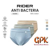 Gambar Celana Dalam Pria Rider Anti Bakteria R325BW 100% Katun Open Fly dari Grosir Pasar Klewer Solo Kota Surakarta 2 Tokopedia