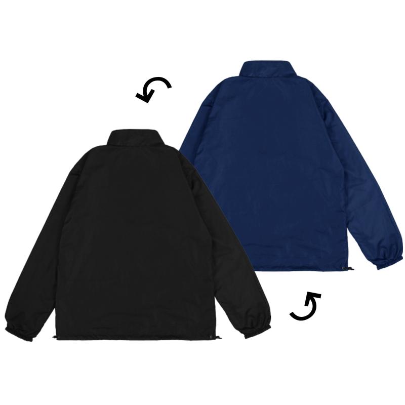 Dobujack Jacket Reversible Lupi Black Navy 1