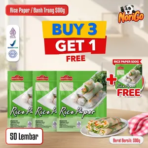 [BELI 3 GRATIS 1] Rice Paper 500GR/ Kulit Lumpia Vietnam BANH TRANG