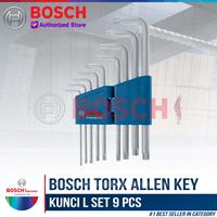 Gambar Kunci L Bintang Panjang Set 9 Pcs Lubang Bosch Professional Torx Allen Key Set Blue 9 Pcs 1600A01TH4 dari Bosch Tools Authorized BTS Kota Bogor 4 Tokopedia