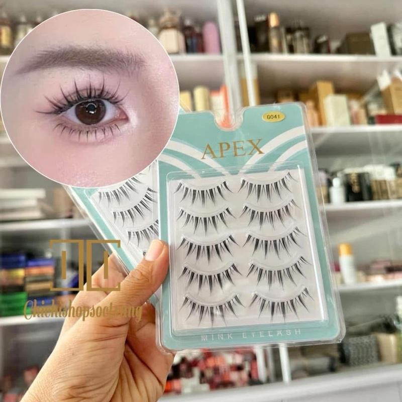 MI APEX G041 mi cô dâu trang điểm chuyên nghiệp 5 cặp 1 hộp 0
