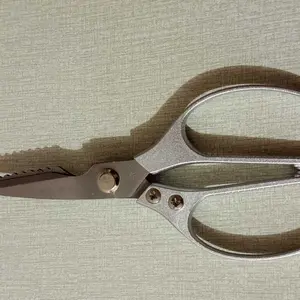 Gunting Dapur JAPAN Tajam Kuat Tebal / Gunting Stainless Steel Kitchen Serbaguna/ Gunting Anti Karat / Gunting Potong Daging Ayam Besi Gagang Ikan Multifungsi