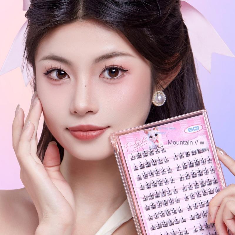 Lông Mi Cụm, YFCD, 100-120 Cặp, Siêu Dính, Lông Mi Giả, Không Keo, Bộ Ba Cụm Đơn, Mô Phỏng Tự Nhiên, Lông Mi Ghép, Uốn Cong Lâu Dài, Lông Mi Dưới 1