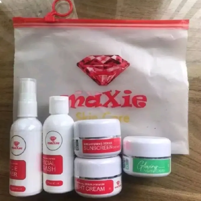 MAXIE paket skincare isi 5 bonus cream flek | mencerahkan serta memutihkan wajah maximal