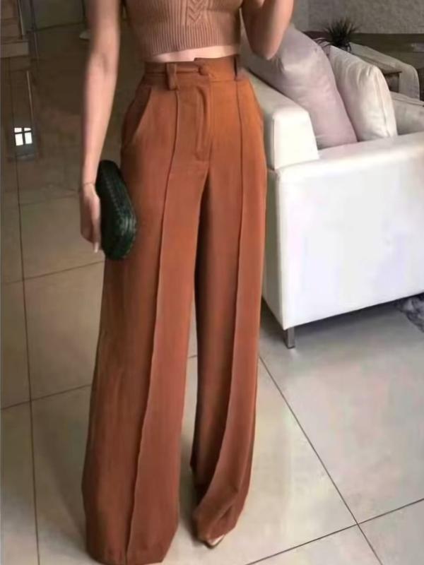 CALÇA FEMININA PANTALONA DUNA COM FORRO TENDENCIA 2025