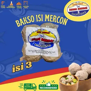 Baso Ikan JUMBO ISI 3  Butir Bakso Ikan sinar bahari